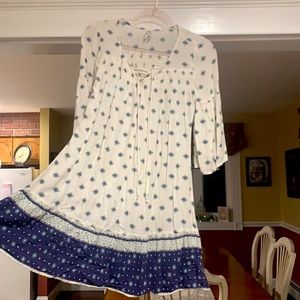 White & Blue Sundress